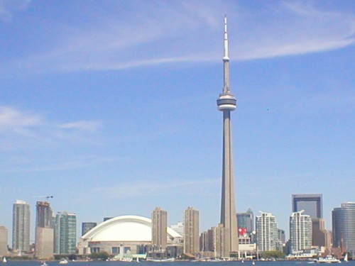 Toronto Prédios e a torre de Toronto