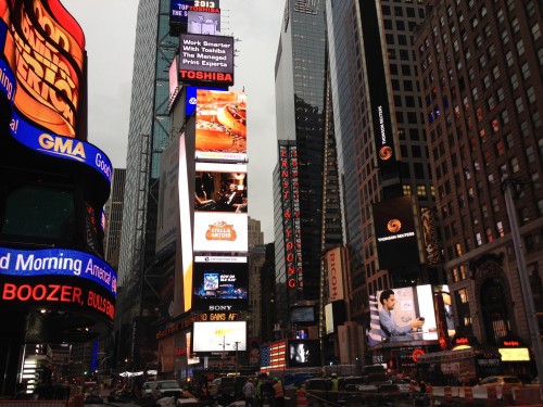 Times Square Propagandas na Times Square