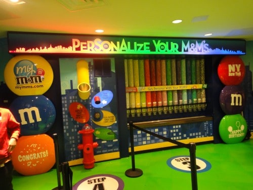 Loja da M&M´s Variedade de M&M´s em Nova York