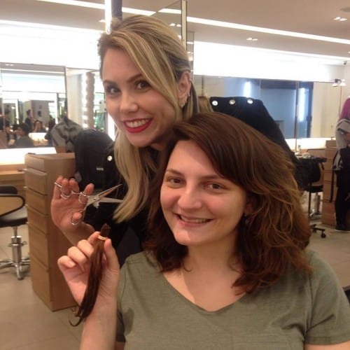 Doação de cabelos Corte de cabelo tipo long bob feminino