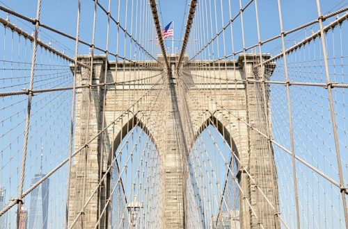 Ponte do Brooklyn Arquitetura da Ponte do Brooklyn