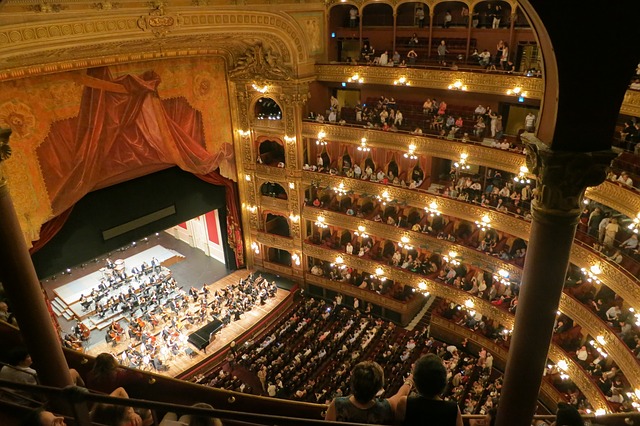 Interior do Teatro Cólon em Buenos Aires