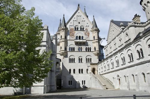 Castelo Neuschwanstein Arquitetura do Castelo Neuschwanstein, na Alemanha
