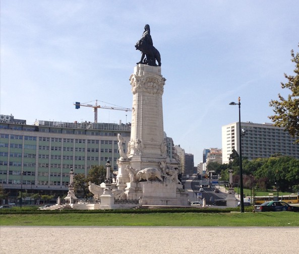 Praça Marquês de Pombal, em Lisboa