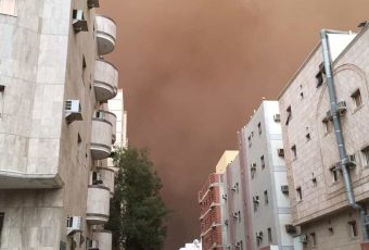 “Uma tempestade de areia atingiu o Líbano quando eu estava lá”