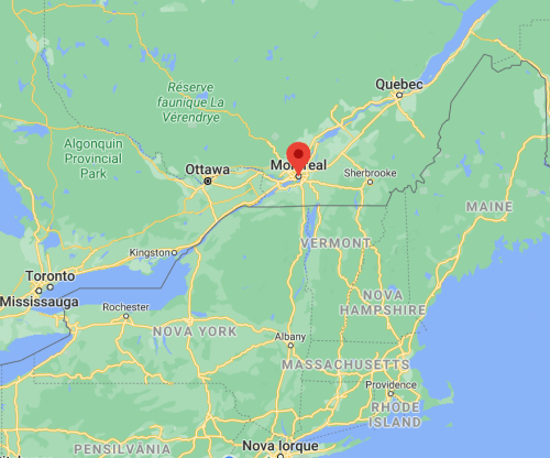 montreal canada mapa