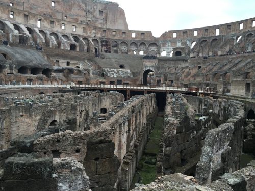 Vista do Interior do Coliseu em Roma