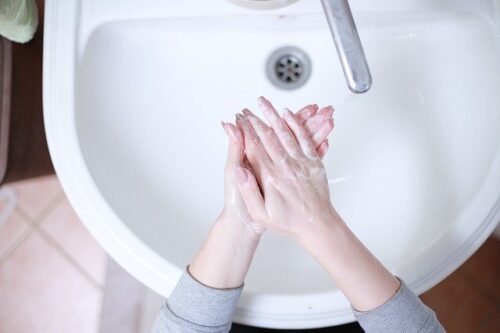 lavar as mãos antes das refeições