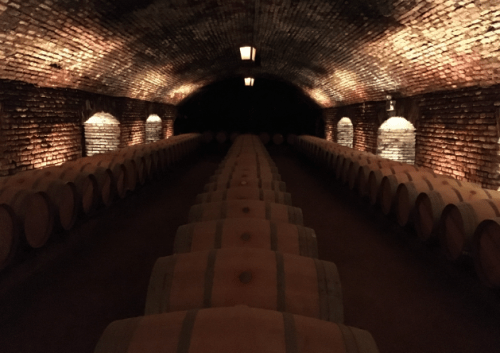 Como é o interior da vinícola