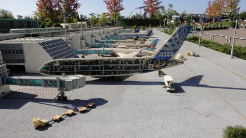 Aeroporto em Lego Aeroporto em miniatura feito de Lego