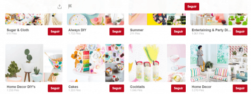 Perfil no Pinterest Pins do Sugar & Cloth no Pinterest