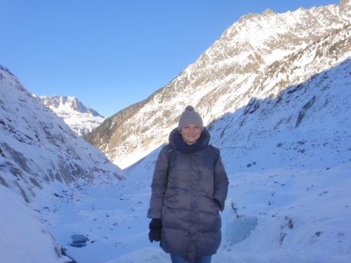 Mer de Glace Montanhas com neve no Mer de Glace