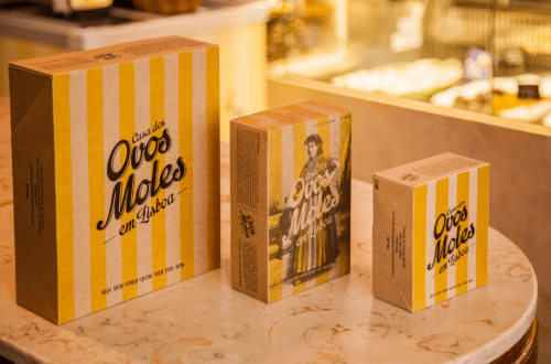 Casa dos Ovos Moles Embalagens da Casa dos Ovos Moles em Lisboa
