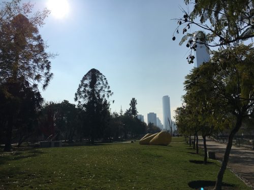 Parque em Santiago Parque urbano em Santiago