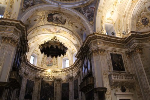 Duomo de Bérgamo Detalhes da arquitetura da Duomo em Bérgamo