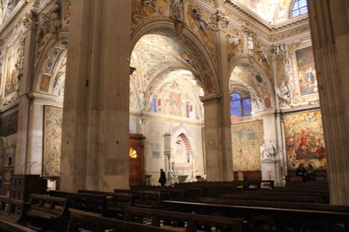 Basílica Santa Maria Maggiore Pinturas e arcos da Basílica Santa Maria Maggiore