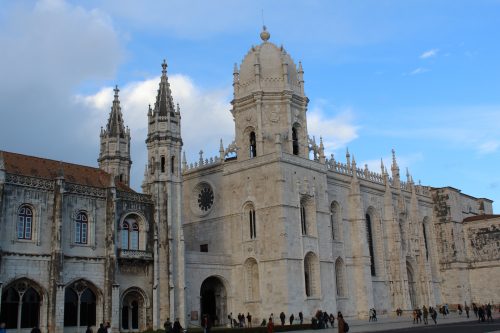 Fachada do Mosteiro dos Jerônimos Lado de fora do Mosteiro dos Jerônimos