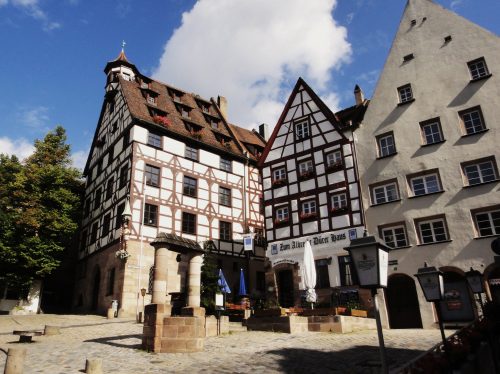 Arquitetura em Nuremberg Arquitetura das casas em Nuremberg