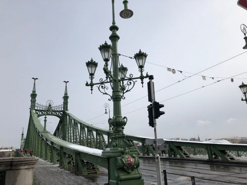 Ponte em Budapeste Ponte verde em Budapeste