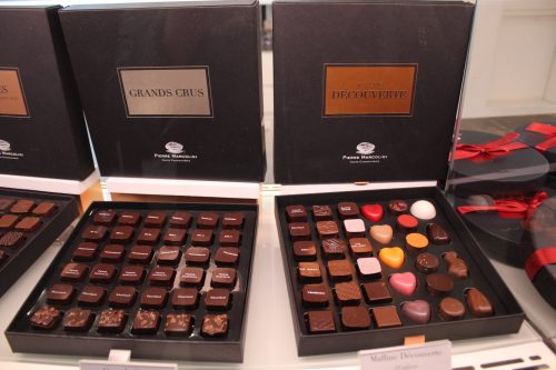 Bombons Pierre Marcolini Caixas de bombons Pierre Marcolini em Bruxelas