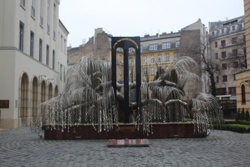 Memorial do Holocausto Memorial do Holocausto no Distrito Judeu em Budapeste