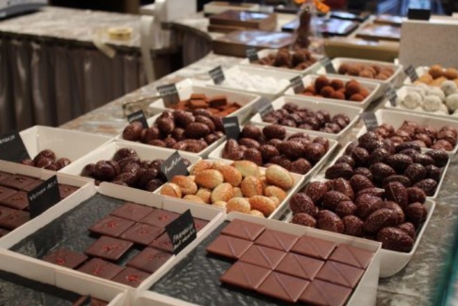 chocolate gostoso em Bruxelas
