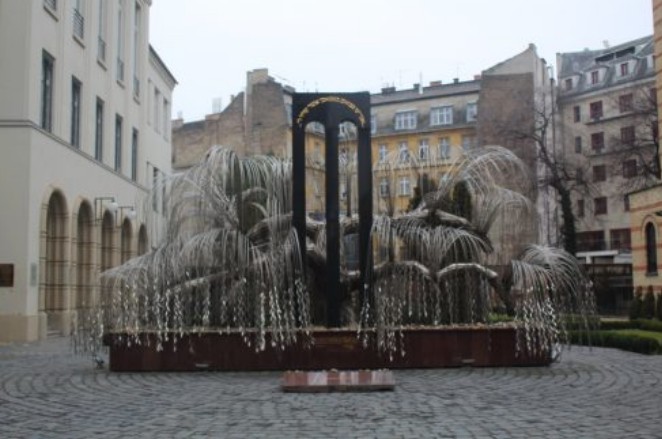 Memorial do Holocausto Memorial do Holocausto no Distrito Judeu em Budapeste