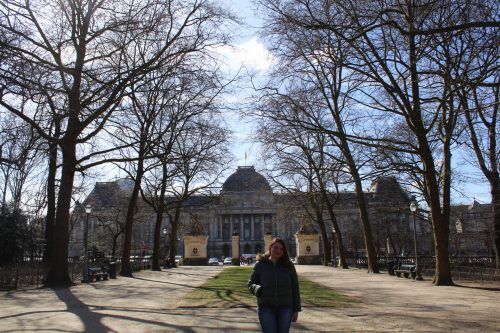 Brussels Parc Brussels Parc em um dia de inverno