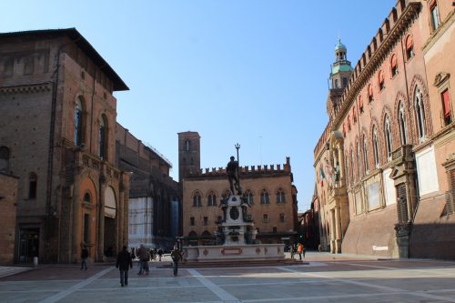 Piazza del Nettuno arquitetura na Piazza del Nettuno