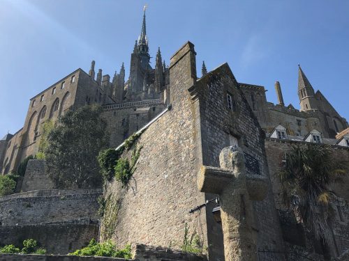 Arquitetura medieval do Monte Saint-Michel