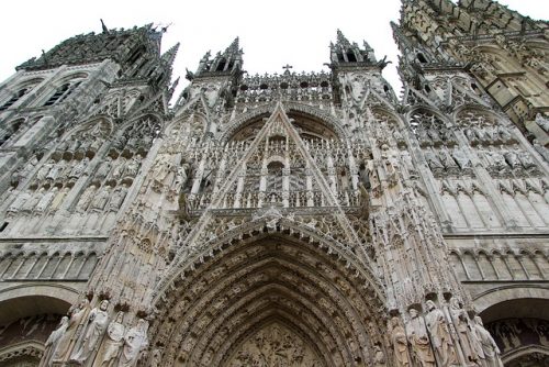 Abadia de Saint-Ouen Detalhes da arquitetura da Abadia de Saint-Ouen