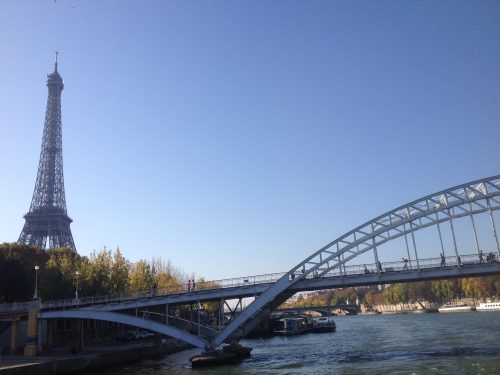 Tour no Rio Sena Ponte, Rio Sena e Torre Eiffel
