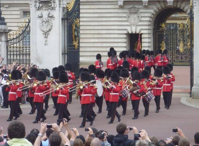 Troca da Guarda Real, em Londres