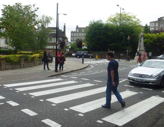 Faixa de pedestres em Abbey Road
