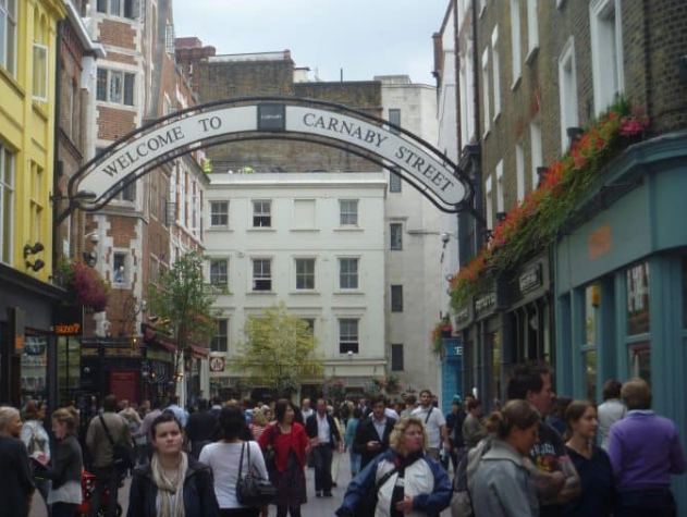 Carnaby Street, em Londres