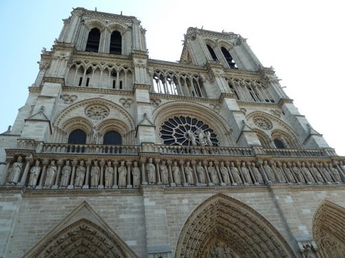 Catedral de Notre-Dame Frente da Catedral de Notre-Dame