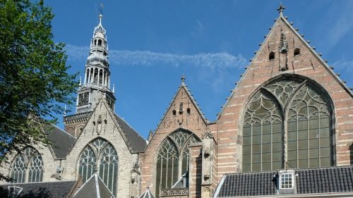 Igrejas de Amsterdam Arquitetura da Oude Kerk, em Amsterdam