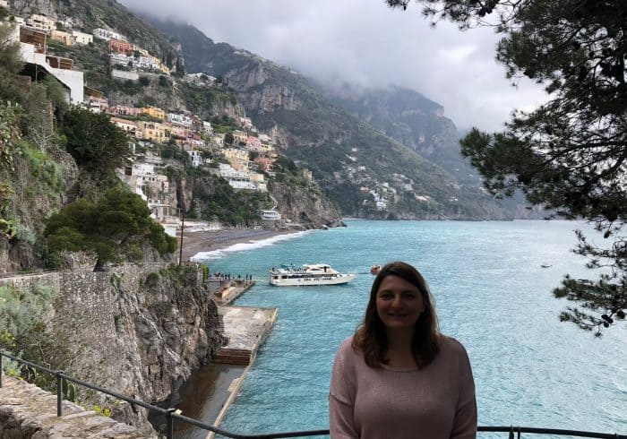 Vista panorâmica de Positano
