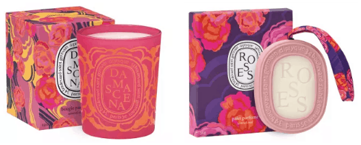 Produtos perfumados, com embalagens bonitas e coloridas