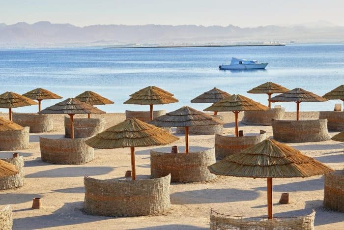 Praia de Hurghada espaços exclusivos em praia bonita