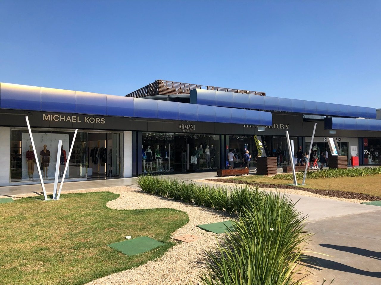 Entrada da Michael Kors na Premium Outlet Michael Kors