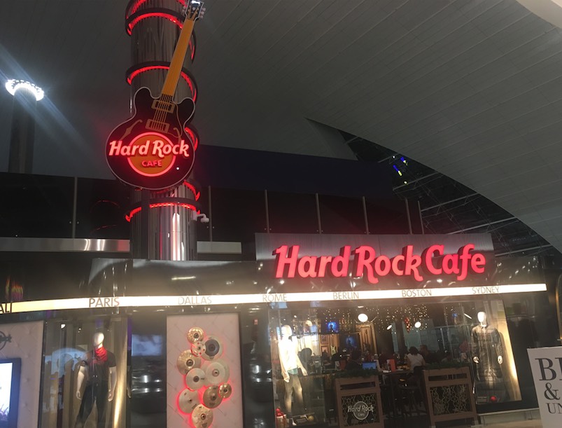 Aeroporto de Dubai Hard Rock