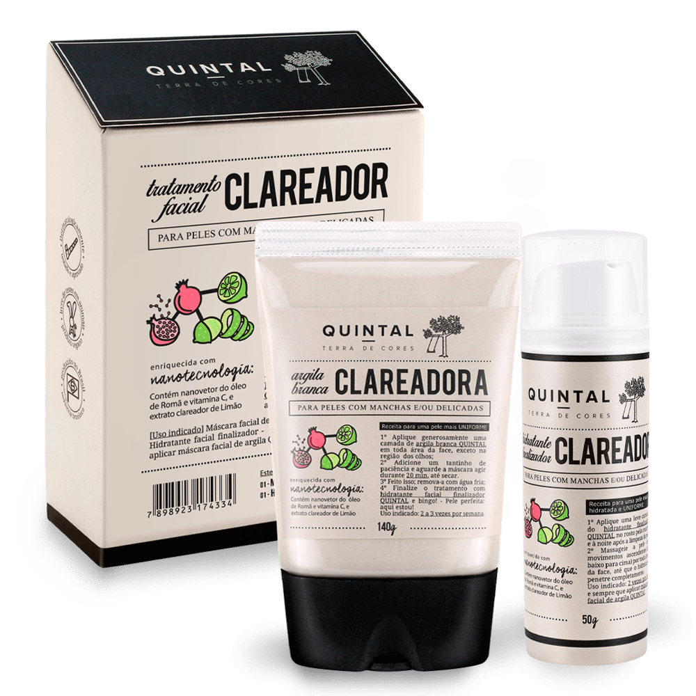 Quintal Dermocosméticos Kit Clareador