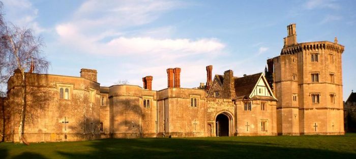 Área externa do Thornbury Castle Área externa do Thornbury Castle