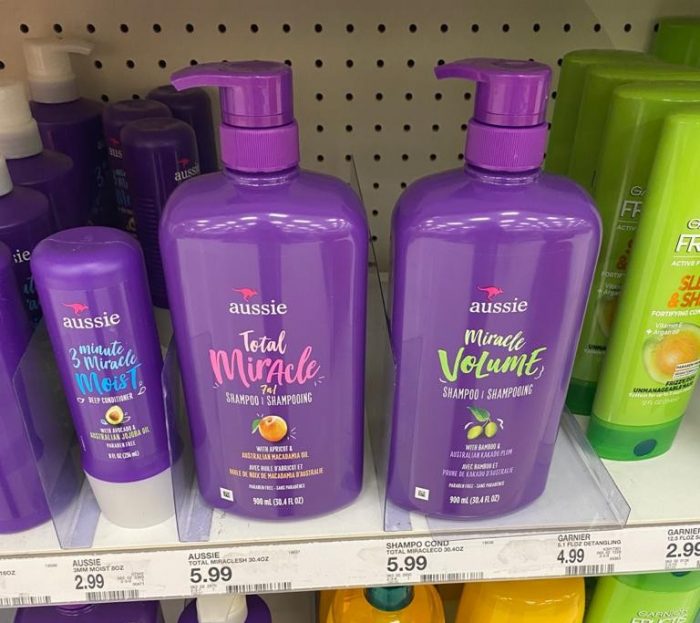 Shampoo à venda no Target