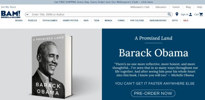 Site do Books-a-Million Site do Books-a-Million