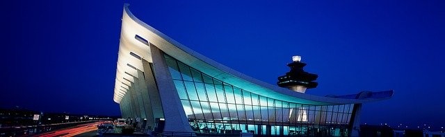 Fachada do Aeroporto de Dulles Aeroporto de Dulles