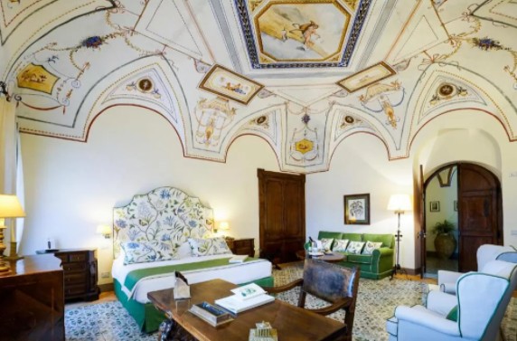 Quarto do Villa Cimbrone Onde se hospedar na Costa Amalfitana: Quarto do Villa Cimbrone
