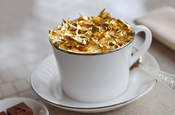 café com ouro Dubai