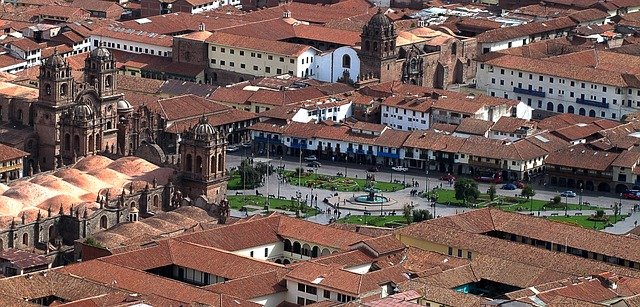 vista aérea de cusco vista aérea de cusco